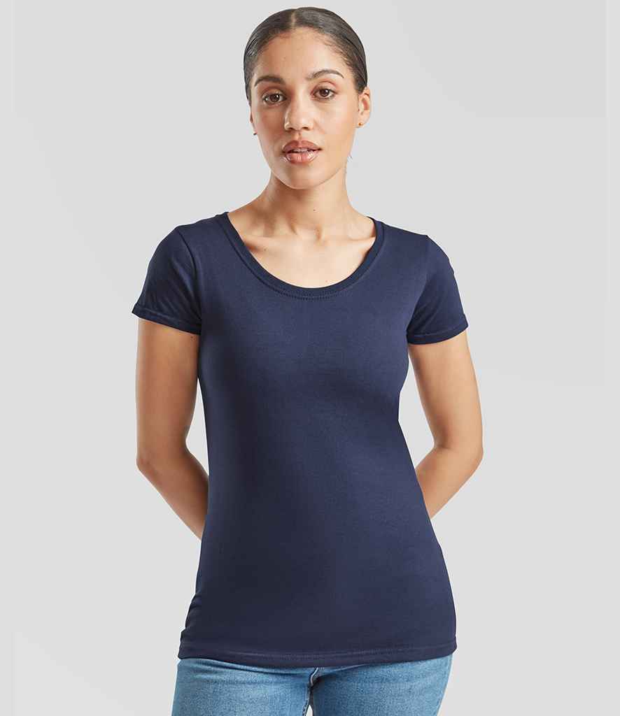 Fruit of the Loom Ladies Iconic 195 T-Shirt | Navy
