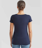 Fruit of the Loom Ladies Iconic 195 T-Shirt | Navy thumbnail 2
