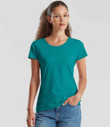 Fruit of the Loom Ladies Iconic 195 T-Shirt | Ocean Teal thumbnail 1