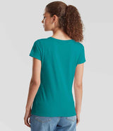 Fruit of the Loom Ladies Iconic 195 T-Shirt | Ocean Teal thumbnail 2