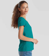 Fruit of the Loom Ladies Iconic 195 T-Shirt | Ocean Teal thumbnail 3
