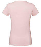 Fruit of the Loom Ladies Iconic 195 T-Shirt | Powder Rose thumbnail 5