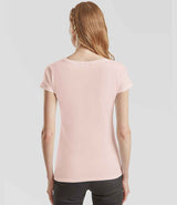 Fruit of the Loom Ladies Iconic 195 T-Shirt | Powder Rose thumbnail 2