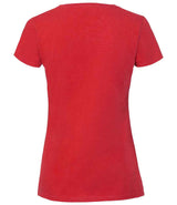 Fruit of the Loom Ladies Iconic 195 T-Shirt | Red thumbnail 5