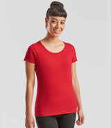 Fruit of the Loom Ladies Iconic 195 T-Shirt | Red thumbnail 1