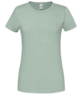 Fruit of the Loom Ladies Iconic 195 T-Shirt | Sage thumbnail 4
