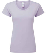 Fruit of the Loom Ladies Iconic 195 T-Shirt | Soft Lavender thumbnail 4