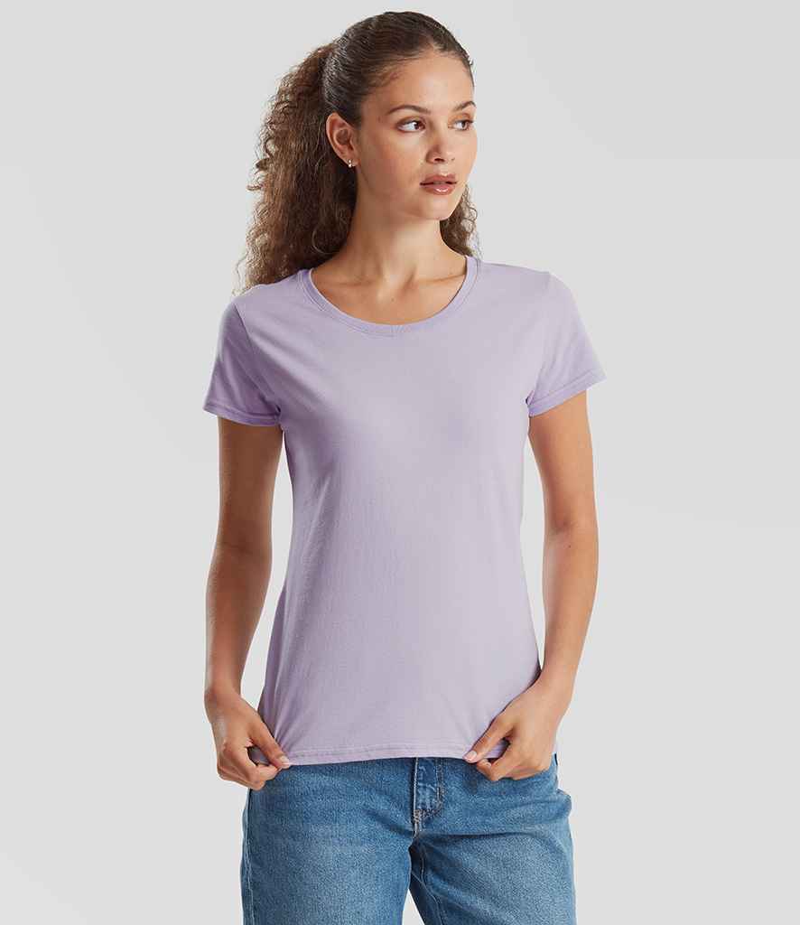 Fruit of the Loom Ladies Iconic 195 T-Shirt | Soft Lavender