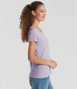 Fruit of the Loom Ladies Iconic 195 T-Shirt | Soft Lavender thumbnail 3