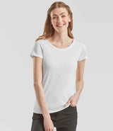 Fruit of the Loom Ladies Iconic 195 T-Shirt | White thumbnail 1