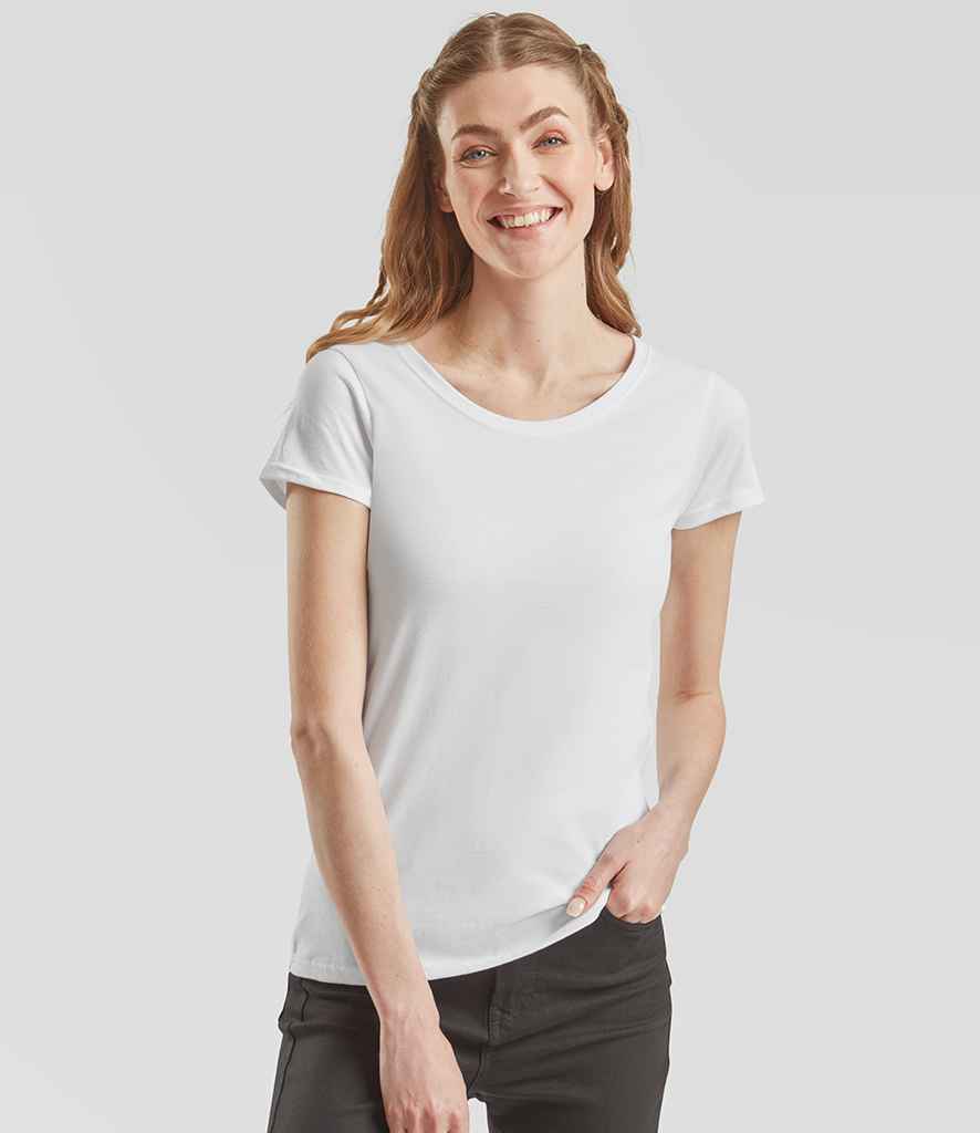 Fruit of the Loom Ladies Iconic 195 T-Shirt | White