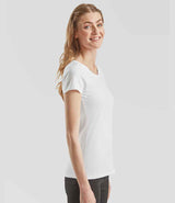 Fruit of the Loom Ladies Iconic 195 T-Shirt | White thumbnail 3