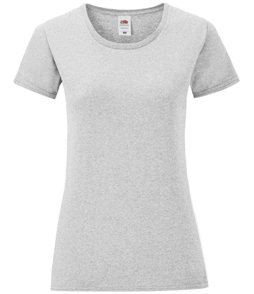 Fruit of the Loom Ladies Iconic 150 T-Shirt | Athletic Heather