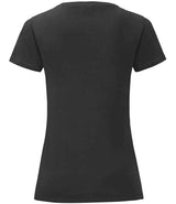 Fruit of the Loom Ladies Iconic 150 T-Shirt | Black thumbnail 5