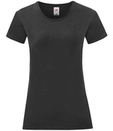 Fruit of the Loom Ladies Iconic 150 T-Shirt | Black thumbnail 4