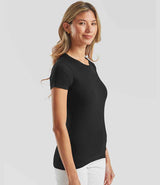 Fruit of the Loom Ladies Iconic 150 T-Shirt | Black thumbnail 3