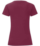 Fruit of the Loom Ladies Iconic 150 T-Shirt | Burgundy thumbnail 2