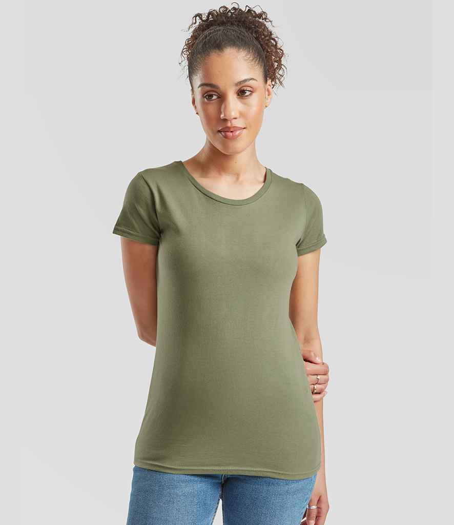 Fruit of the Loom Ladies Iconic 150 T-Shirt | Classic Olive