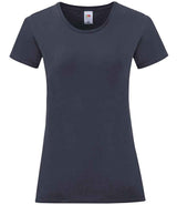 Fruit of the Loom Ladies Iconic 150 T-Shirt | Deep Navy thumbnail 4