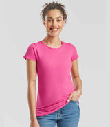 Fruit of the Loom Ladies Iconic 150 T-Shirt | Fuchsia thumbnail 1