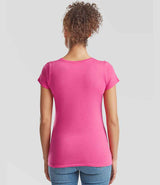 Fruit of the Loom Ladies Iconic 150 T-Shirt | Fuchsia thumbnail 2