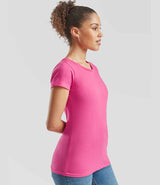 Fruit of the Loom Ladies Iconic 150 T-Shirt | Fuchsia thumbnail 3