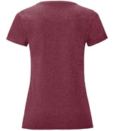 Fruit of the Loom Ladies Iconic 150 T-Shirt | Heather Burgundy thumbnail 2