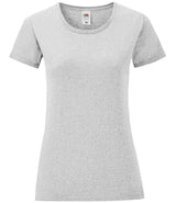 Fruit of the Loom Ladies Iconic 150 T-Shirt | Heather Grey thumbnail 4