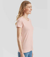 Fruit of the Loom Ladies Iconic 150 T-Shirt | Powder Rose thumbnail 3