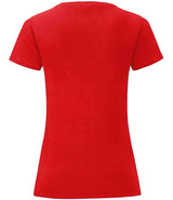 Fruit of the Loom Ladies Iconic 150 T-Shirt | Red thumbnail 5