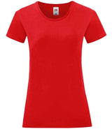 Fruit of the Loom Ladies Iconic 150 T-Shirt | Red thumbnail 4