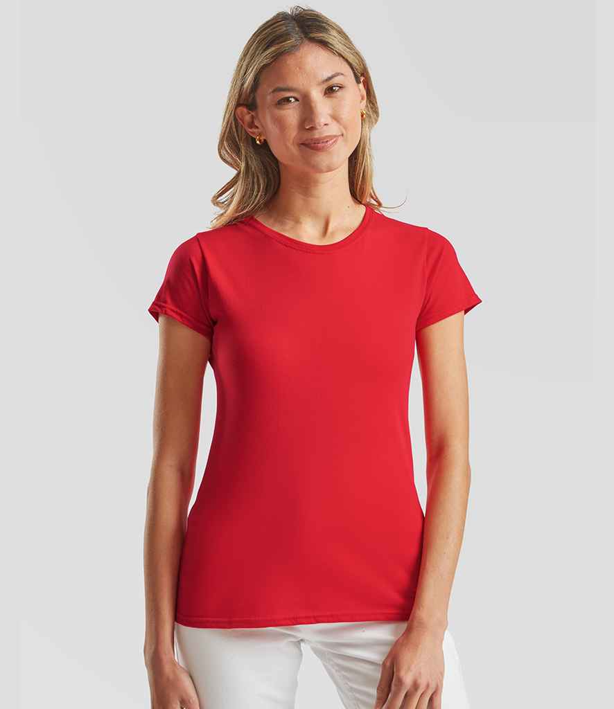 Fruit of the Loom Ladies Iconic 150 T-Shirt | Red