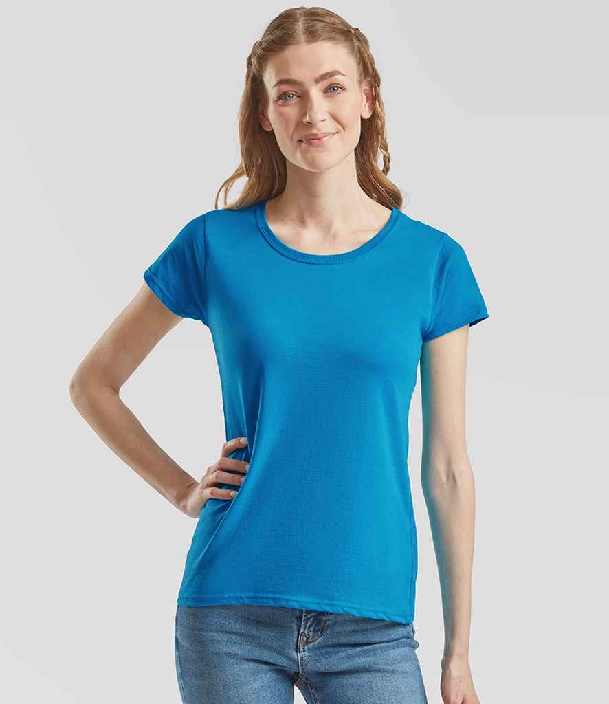 Fruit of the Loom Lady Fit Value T-Shirt | Azure