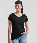 Fruit of the Loom Lady Fit Value T-Shirt | Black thumbnail 1