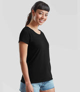 Fruit of the Loom Lady Fit Value T-Shirt | Black thumbnail 3