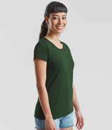 Fruit of the Loom Lady Fit Value T-Shirt | Bottle Green thumbnail 3
