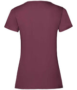 Fruit of the Loom Lady Fit Value T-Shirt | Burgundy thumbnail 5