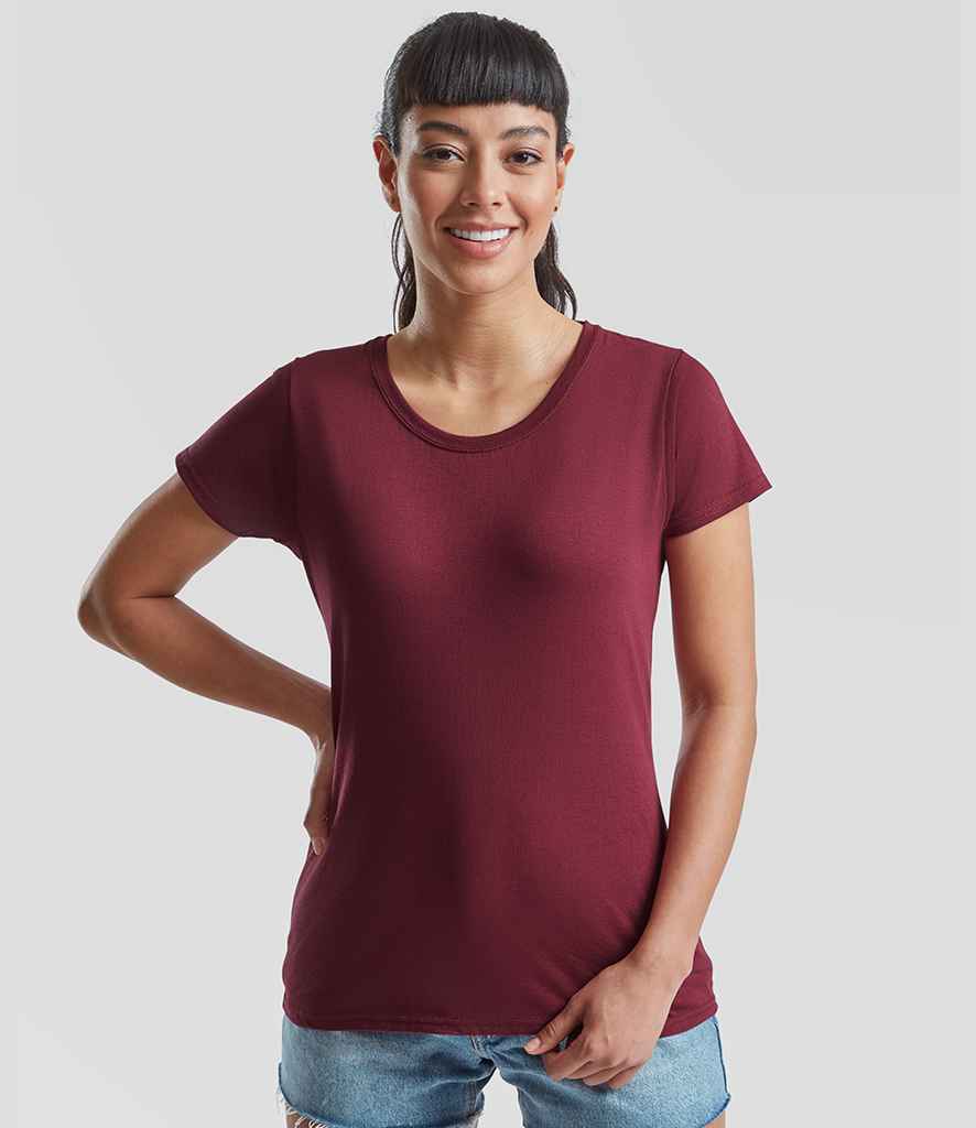 Fruit of the Loom Lady Fit Value T-Shirt | Burgundy