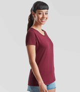 Fruit of the Loom Lady Fit Value T-Shirt | Burgundy thumbnail 3