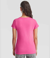 Fruit of the Loom Lady Fit Value T-Shirt | Fuchsia thumbnail 2
