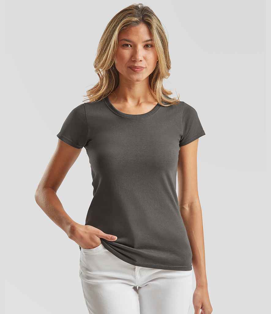 Fruit of the Loom Lady Fit Value T-Shirt | Light Graphite