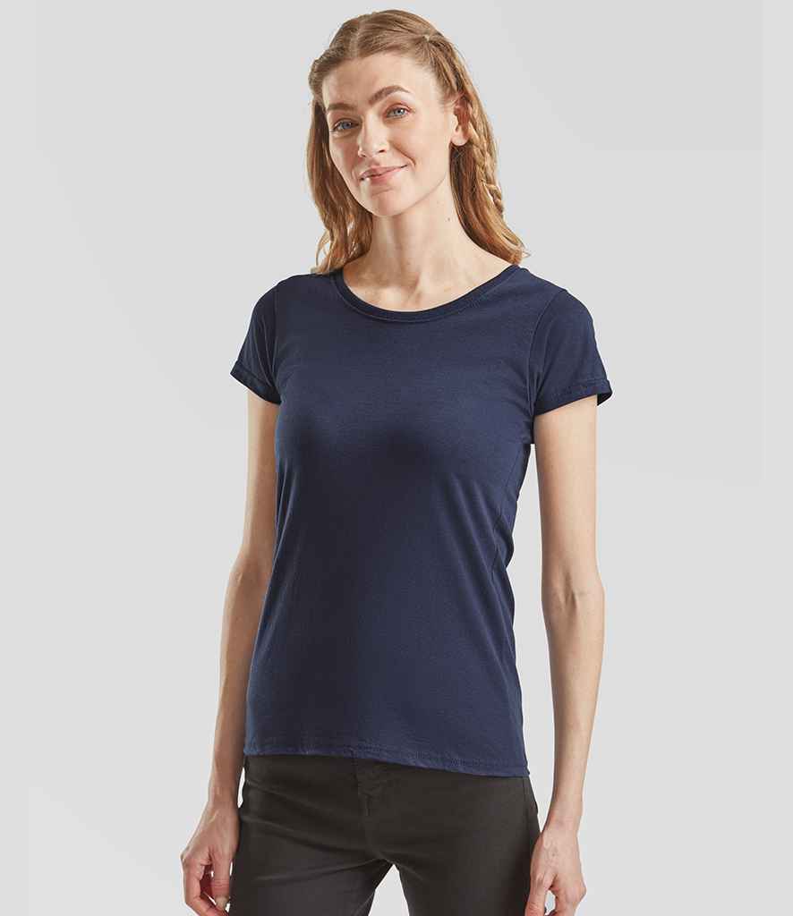 Fruit of the Loom Lady Fit Value T-Shirt | Navy