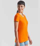 Fruit of the Loom Lady Fit Value T-Shirt | Orange thumbnail 3