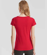 Fruit of the Loom Lady Fit Value T-Shirt | Red thumbnail 2