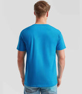 Fruit of the Loom V Neck Value T-Shirt | Azure thumbnail 2