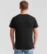 Fruit of the Loom V Neck Value T-Shirt | Black thumbnail 2