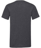 Fruit of the Loom V Neck Value T-Shirt | Dark Heather thumbnail 5