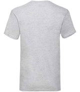 Fruit of the Loom V Neck Value T-Shirt | Heather Grey thumbnail 5