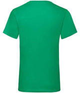 Fruit of the Loom V Neck Value T-Shirt | Kelly Green thumbnail 5