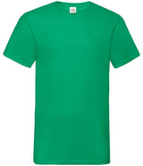 Fruit of the Loom V Neck Value T-Shirt | Kelly Green thumbnail 4